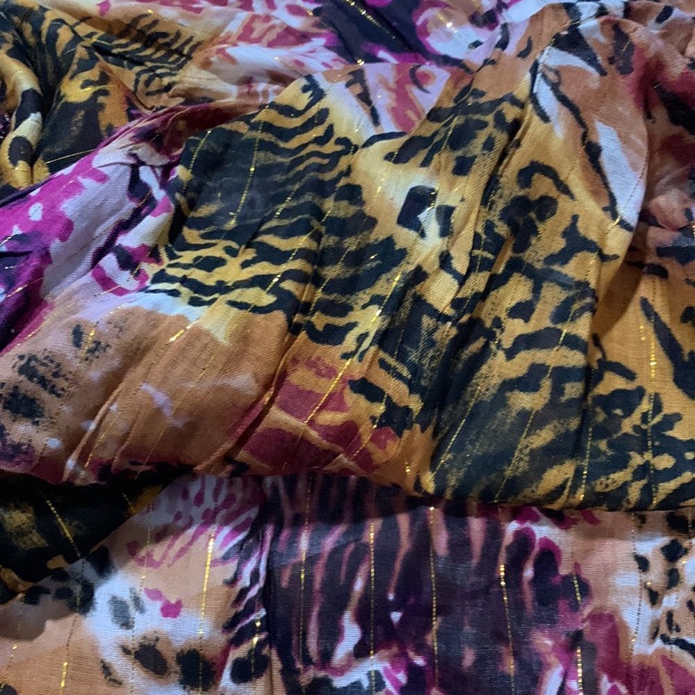 Accessory ST New York Colorful Scarf with Sparkle